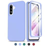 LeYi Coque pour Samsung Galaxy A36 avec Ecran Protection, 360 Degrés Full Body Housse Avant Arriere, Intégrale Étui Double Face Bumper Anti-Scratch Case pour Samsung A36 - Violet
