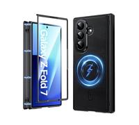 LeYi Coque pour Samsung Galaxy Z-Fold-7 : coque Samsung Fold 7 avec MagSafe, protection magnétique des charnières pour Z Fold 7, noir