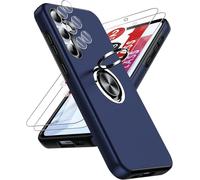 LeYi pour Coque de Telephone Samsung Galaxy A55 5G avec 2 Verre Trempé Bleu