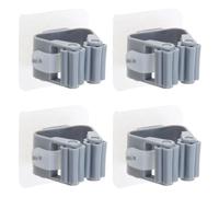 LEYILE Lot de 4 supports muraux pour balai et balai auto-adhésifs sans perçage