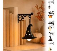 Leyof Lanterne BibliothèQue, Lanterne De BibliothèQue, SéParateur De Livre Lanternes - Dekorative BüCherregalbeleuchtung, Cadeaux D'Halloween (1PC-D)