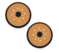 LEYURISE Lot de 2 plaques de support à crochet et boucle compatibles avec Black & Decker BDERO100 RO100B RO100K BDERO600 TS720 Q800K BT300 Remplace # : 380278-00 N601645