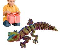 Lézard imprimé en 3D, jouets en peluche de lézards articulés, décoration de bureau à domicile et jouet de bureau exécutif, lizarrd imprimé en 3D, jouet de lézard d'impression | Animaux imprimés fantas