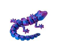 Lézard imprimé en 3D - Reptile articulé Flexible, modèle Animal articulé | Sculpture cinétique biomécanique, créature de Bureau en filaments synthétiques pour écrans de Collecte interactifs