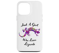 Lézard Just A Girl Who Loves Lizards Outfit Lizard Lover Coque pour iPhone 13 Pro Max