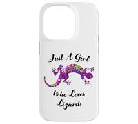 Lézard Just A Girl Who Loves Lizards Outfit Lizard Lover Coque pour iPhone 14 Pro