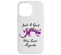 Lézard Just A Girl Who Loves Lizards Outfit Lizard Lover Coque pour iPhone 14 Pro Max