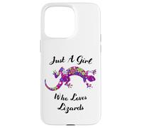 Lézard Just A Girl Who Loves Lizards Outfit Lizard Lover Coque pour iPhone 15 Pro Max