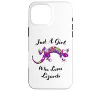 Lézard Just A Girl Who Loves Lizards Outfit Lizard Lover Coque pour iPhone 16 Pro Max