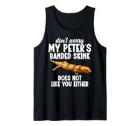 Lezard Owner Reptile Keeper No Worry Peter´s Banded Skink Débardeur