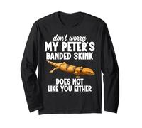 Lezard Owner Reptile Keeper No Worry Peter´s Banded Skink Manche Longue