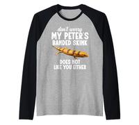 Lezard Owner Reptile Keeper No Worry Peter´s Banded Skink Manche Raglan
