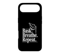 Lézard Reptile Amusant Bask Breathe Repeat Coque pour iPhone Air