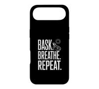 Lézard Reptile Amusant Bask Breathe Repeat Coque pour iPhone Air