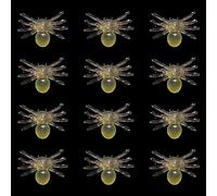 Lezevn Lot de 50 araignées phosphorescentes phosphorescentes pour Halloween, jouets anti-insectes pour Halloween, cadeaux de fête pour Halloween, décorations de fête