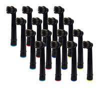 Lezhisnug Lot de 16 têtes de rechange en charbon de bambou compatibles avec Oral-B 7000/Pro 1000/9600/500/3000/8000, compatibles avec Oral-B Charbon de brosse à dents électrique