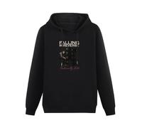 LEZHONGQIU Falling in Reverse Fashion Ably Late Cover Fashion Unisex Sweatshirts Black Mens Pullover Hoodies S