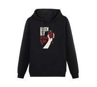 LEZHONGQIU Green Day American Idiot Unisex Sweatshirts Black Mens Pullover Hoodies XXL