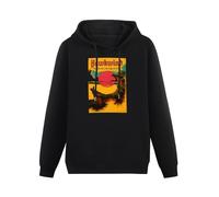 LEZHONGQIU Hawkwind Warrior on The Edge of Time Unisex Sweatshirts Black Mens Pullover Hoodies M