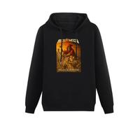 LEZHONGQIU Helloween Walls of Jericho'85 Unisex Sweatshirts Black Mens Pullover Hoodies M