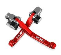 LEZMMDKI Frein d'embrayage pour GASGAS 300EC EC 300 2005-2018 2007 2011 2013 2015 Motocross Dirt Bike CNC en Aluminium Frein Leviers d'embrayage Levier Pliable Moto Pivot Levier(Rouge)