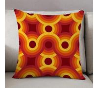 LEZUAHSH Housse de Coussin 40x40 cm,Illustration vectorielle de Papier Peint Vintage géométrique sans Couture,Housse Coussin Exterieur Coussin Decoratif Canape,pour canapé,Maison,Bureau