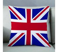 LEZUAHSH Housse de Coussin 50x50 cm,Union Jack, Drapeau Traditionnel Classique du Royaume-Uni, Brit Moderne,Housse Coussin Exterieur Coussin Decoratif Canape,pour canapé,Maison,Bureau