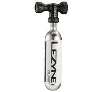 Lezyne Tête de pompe de contrôle CO2 avec cartouche CO2 25 g – Noir – Universel