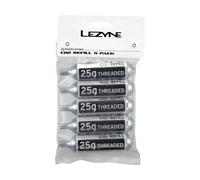 Cartouche CO2 Lezyne 25g argent (5 unités)