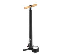LEZYNE CLIK Floor Drive Pompe à vélo professionnelle de haute qualité avec Chuck Pro en ABS | Construction en acier et aluminium avec manomètre analogique de 8,9 cm et poignée en