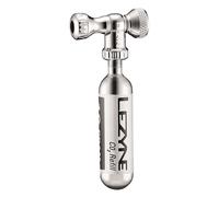 Lezyne Control Drive Co2 Gonfleur Presta/Schrader 16g Cartouche & Manche Argent