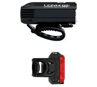 Lezyne Set d'éclairage pour vélo Fusion Drive 500 + Zecto Drive 20 lm