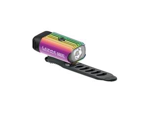 LEZYNE Hecto Drive 500XL Lampe Avant Rechargeable IPX7 LED Blanche pour vélo de Route, Montagne, Gravier avec Plusieurs Modes Solide et Flash | Sangle de Montage Polyvalente intégrée, 500 lumens, Neo