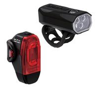 Lezyne KTV Drive Pro 300+ Ensemble de feux arrière pour vélo, paire avant et arrière, LED blanc/rouge, pour route, montagne, vélo de gravier, rechargeable USB-C