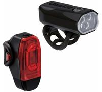 Lezyne KTV Drive Pro 300+/KTV Drive+ Pair Black/Black Lumière cycliste avant 300 lm / arrière 40 lm