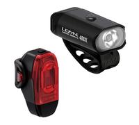 Lezyne Mini Drive 400xl / Ktv Drive+ Light Set Argenté 400 / 40 Lumens Black