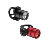 LEZYNE Set de lampes LED FEMTO DRIVE noir+rouge