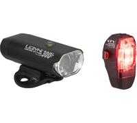 Lezyne Micro Drive 300+ Stvzo / Ktv Drive Stvzo Light Set Argenté 300/11 Lumens Black