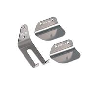 Lezyne Support vélo par la pédale Pedal Hook – Acier inoxydable Argenté – Unisexe Taille Unique