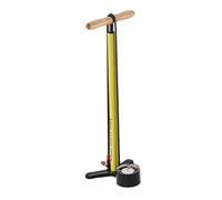 LEZYNE Steel Floor Drive - Manomètre 3" 5 Pompe à Pied Pure Yellow