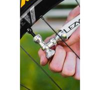 Lezyne Tête de pompe CO2 Control Drive Argenté Gloss Silver