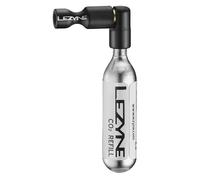 Lezyne Trigger Drive Co2 For Shrader/presta With Neoprene Sleeve Co2 Cartridge Argenté Black / Hi Gloss
