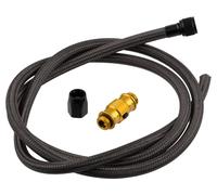 Lezyne Tuyau de Valve avec ABS Flip-Thread Chuck pour Pompes Pressure et MFD noir universal