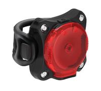 Lezyne Zecto Drive Feu arrière de vélo clignotant, mode jour et heure, route, montagne, gravier, LED rouge, rechargeable par USB