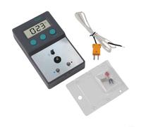 LF191AD Thermomètre à pointe de fer à souder, 0-800 °C, testeur de température thermocouple de type K avec 10 capteurs, fonction MAX Hold et arrêt automatique pour soudure sans plomb (190D)