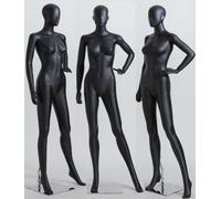 LF6-8 mannequin féminin masculin beau noir abstrait en forme de nez et de bouche Matt