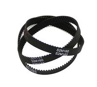 Lfang-Courroies de distribution S2m Périmètre de la courroie de synchronisation 144 160 192 200 204 212 224 Largeur 3/6 / 9/10 / 12mm Dents 72 80 96 100 102 106 112 S2m Poulie de timing, 2pcs, Solide