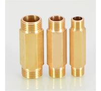 Lfang-Raccord de tuyau 1/4 "tuyau de tube de tube de tube de tube de tuyauterie de tuyau droite droite mamelon long avec une femelle et un fil mâle NPT, 2pcs, Bonne résistance à l’usure(3330 B)