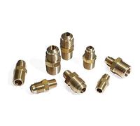Lfang-Raccord de tuyau 2pcs, 1/8 "3/16" 1/4 "5/16" 3/8 "1/2" 5/8 "FLARE DIRECT DIRECT DE DIFFICHER AIR TUBE DE TUBE DE TUYAU DE TYANTE, Bonne résistance à l’usure(48 5B 2pcs)