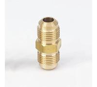 Lfang-Raccord de Tuyau Fit Tube OD 1/4 "5/16" 3/8 "Direct sans Fil en Laiton 45 degrés Adaptateurs de conduits de tuyaux connecteurs 229PI, 1pcs, Bonne résistance à l’Usure(3/8")